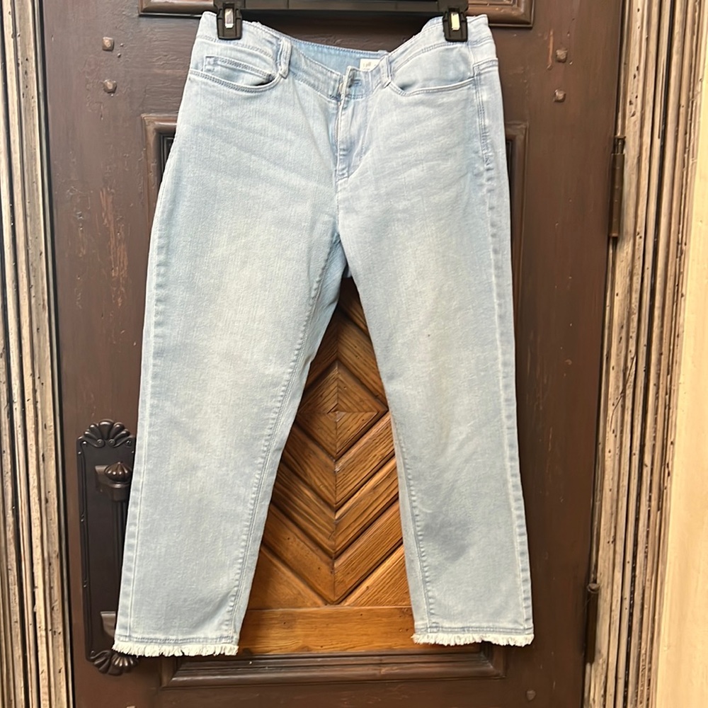 J Jill light wash denim